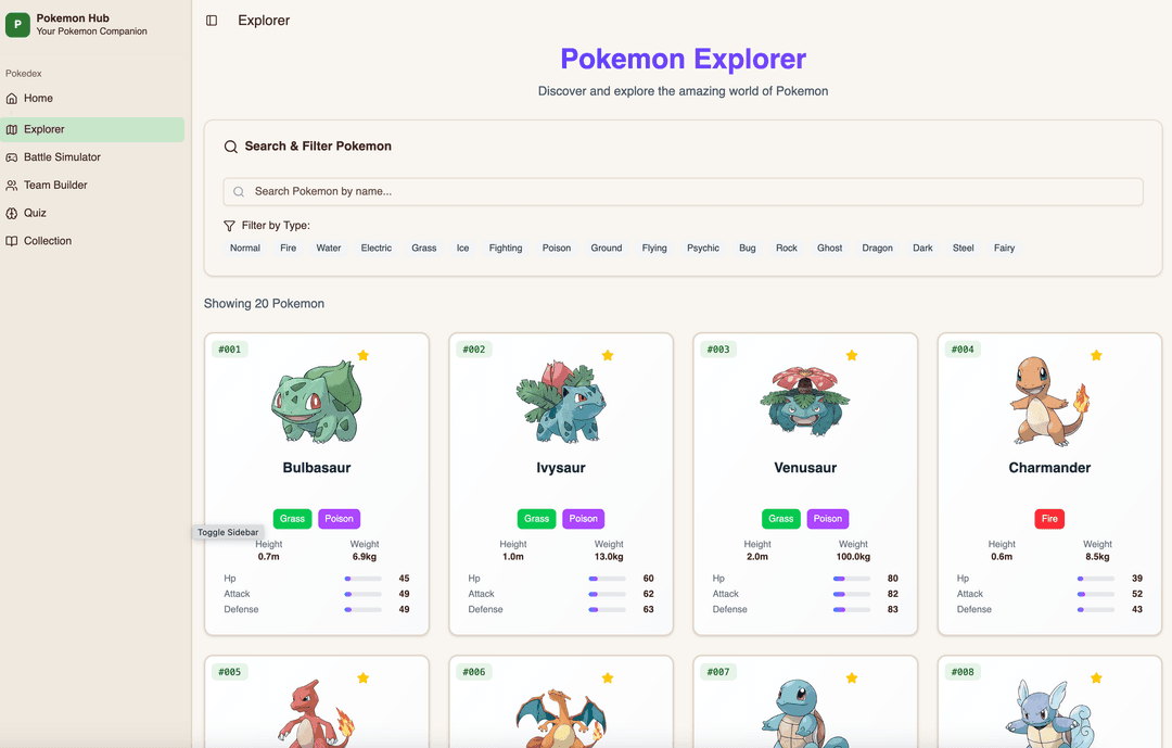 Pokemon App